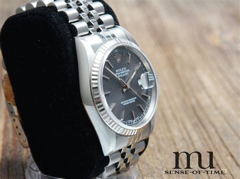 rolex oyster perpetual graues zifferblatt